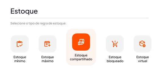 seção de estoque